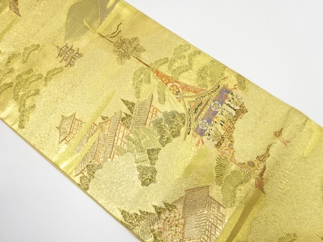 祇園祭模様織り出し　袋帯